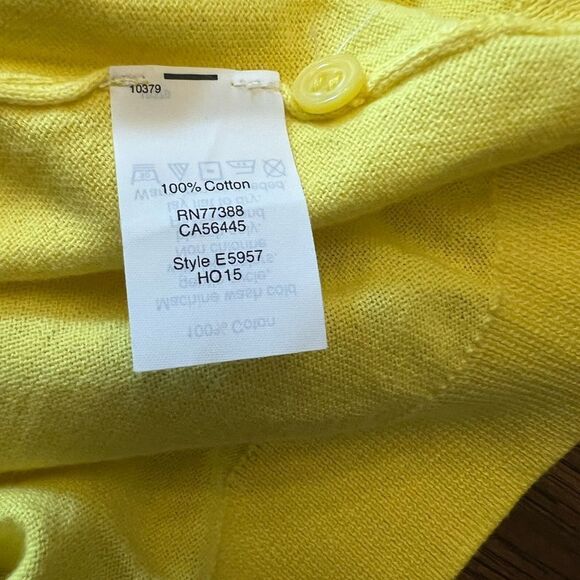 J. Crew Vibrant Yellow The Caryn Cardigan. NWT. Size small. - Picture 9 of 9